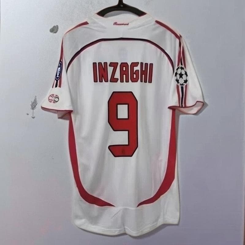 ACミラン ホーム INZAGHI 9番 10/11 長袖 シャツ ACミラン 10-11