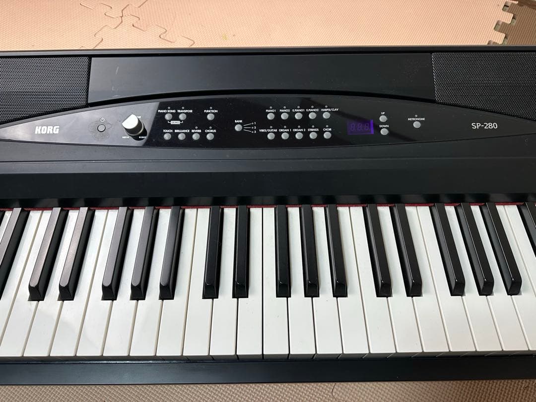 と*う様 1-6//KORG(コルグ) 電子ピアノ 88鍵 ブラック SP-28