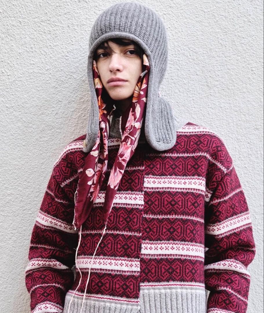 [nikki essential piece]25awニット帽　ビーニー nikki essential piece]25awニット帽 ビーニー - メルカリ