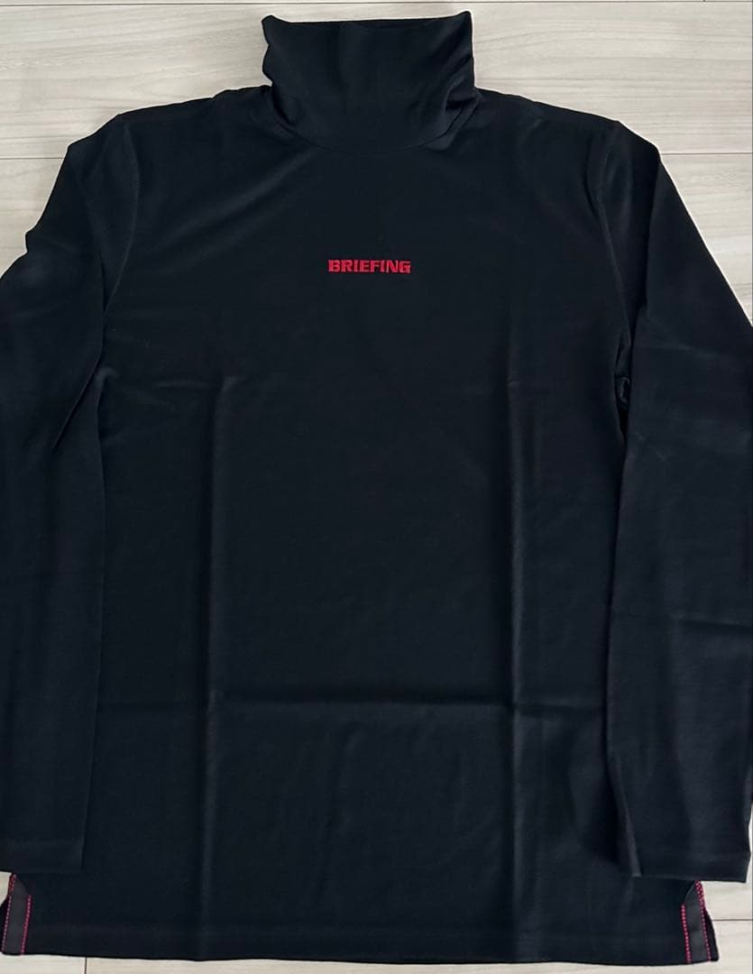 ブリーフィング ウール タートルネックM ブラックタグ付 新品未使用品 BRIEFING GOLF（ブリーフィングゴルフ） ブリーフィング ゴルフ MS