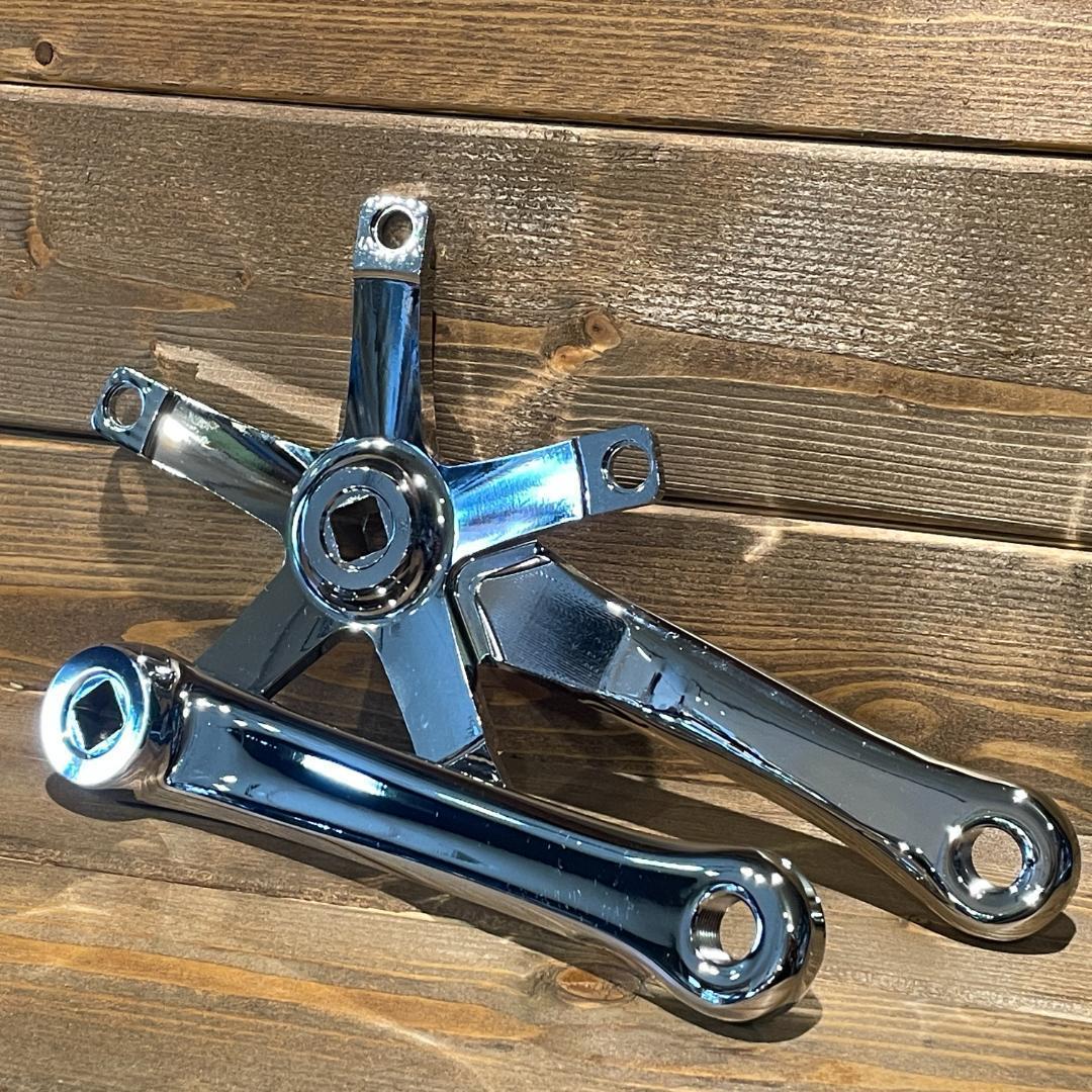 ardently bike ピスト用クランク ポリッシュ 165㎜ 144PCD