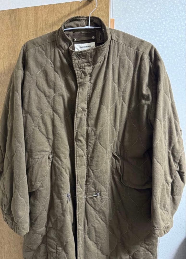 ANACHRONORM QUILTING FISH TAIL COAT