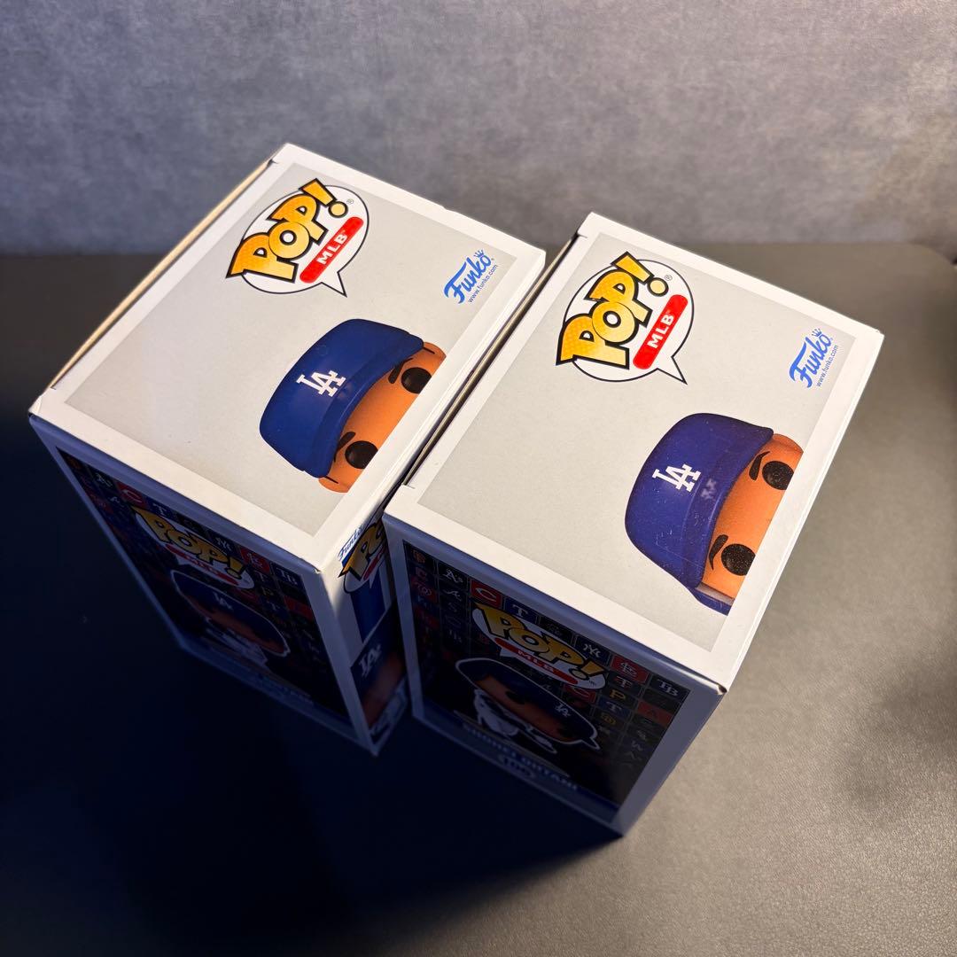 新品 未開封 大谷翔平 ドジャース 二刀流 POP！ MLB フィギュア 2体