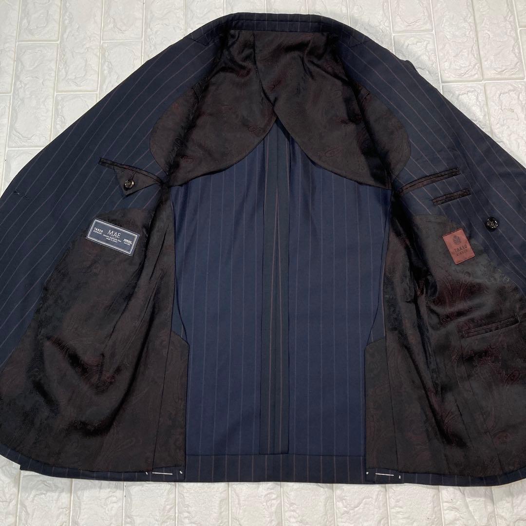 キヨ様専用 タケオキクチ スーツ ジャケット ダブル MAF ストライプ