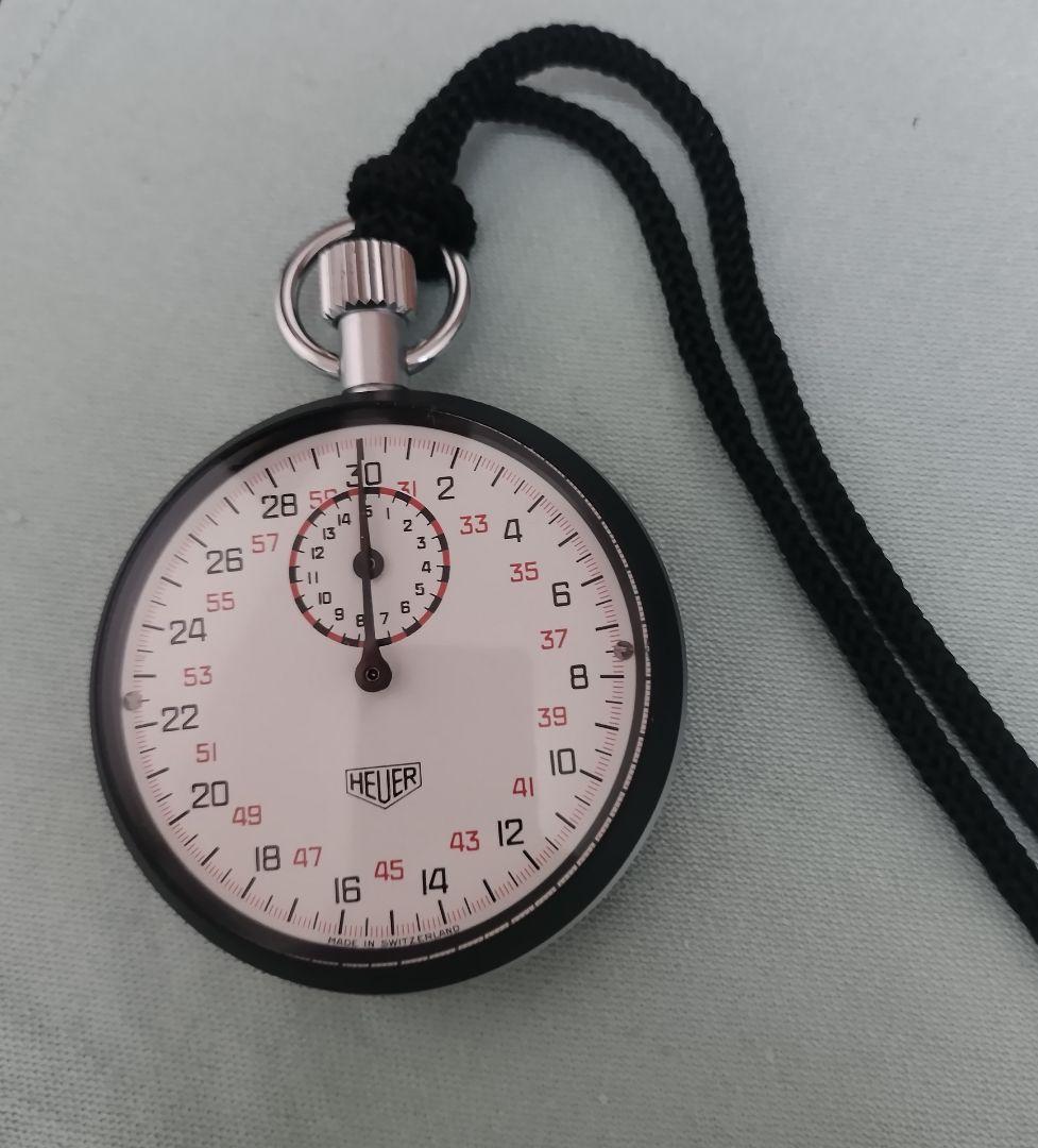 ホイヤー手巻きストップウォッチ Heuer - メルカリ