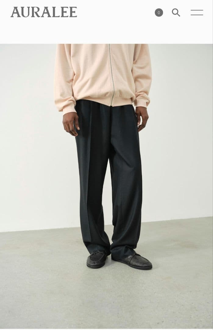 AURALEE 24FW スラックス TWO-TUCK SLACKS - メルカリ