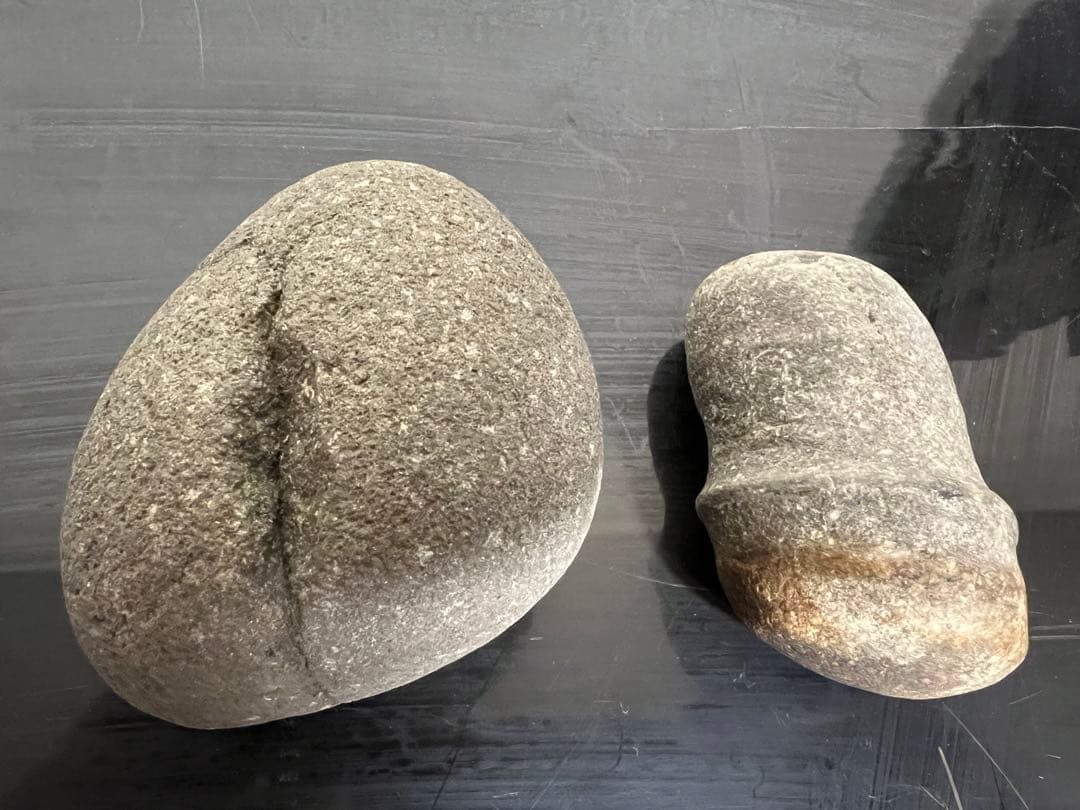 陰陽石 男根石 女陰石 生殖器崇拝 古代信仰 祭祀 発掘 出土 骨董 古