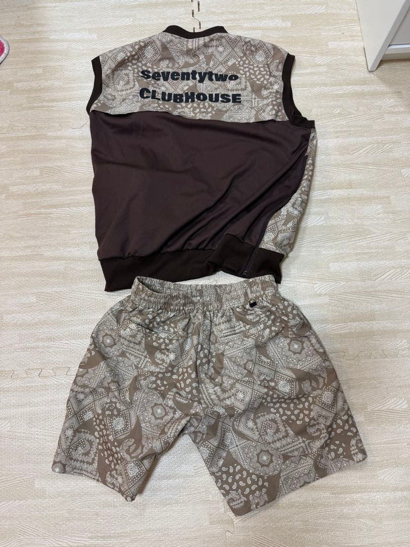 ANTIQUA GOLF×seventytwo clubhouse セットアップ - メルカリ