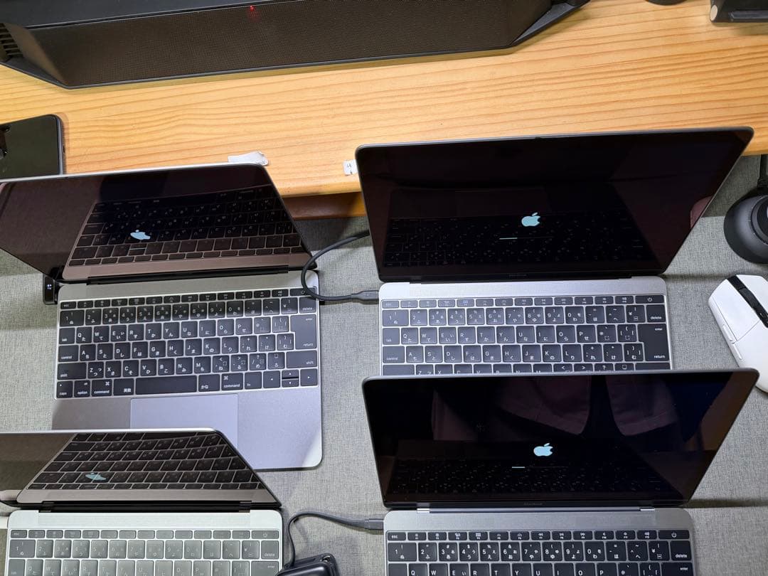macbook 12インチ m3-8-256 バッテリー不具合 ジャンク扱い
