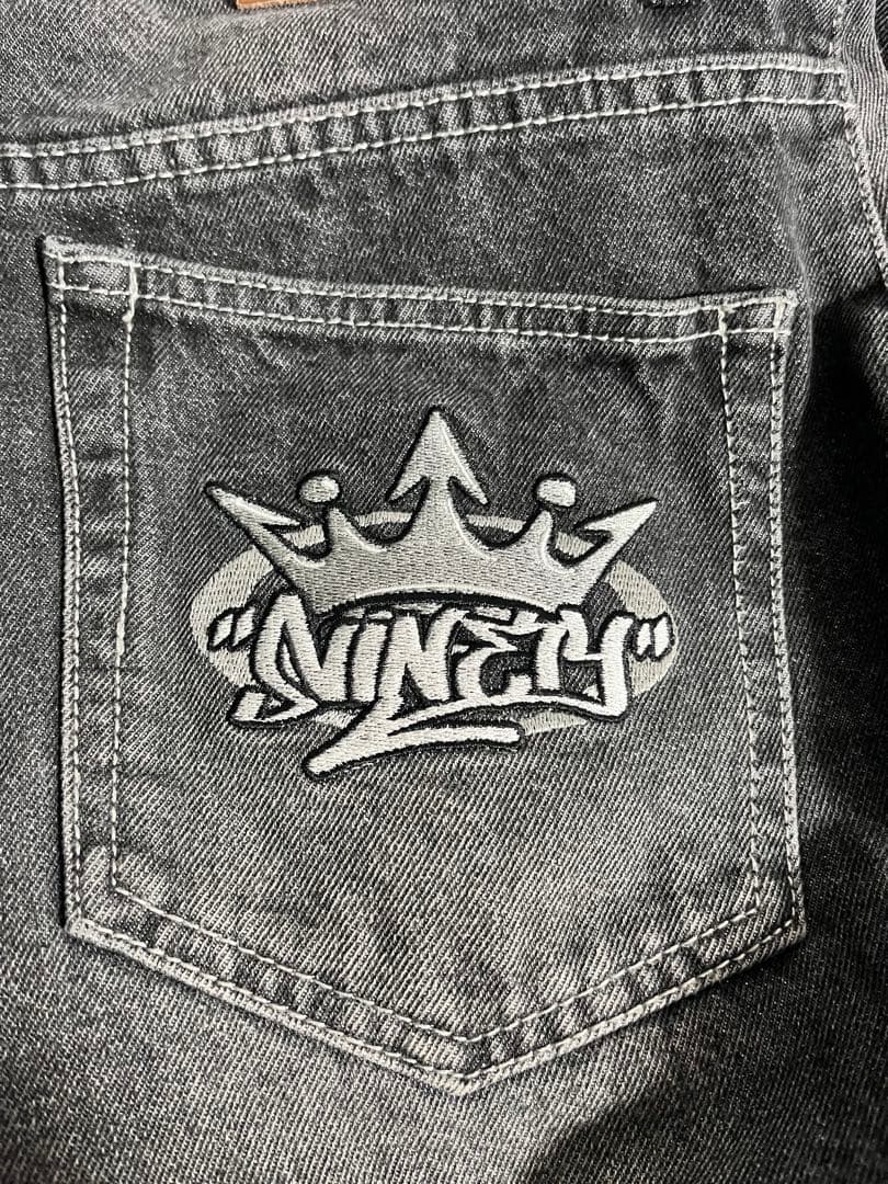 9090 デニム -King Logo Vintage Like Denim- ✨良品✨ 9090デニム