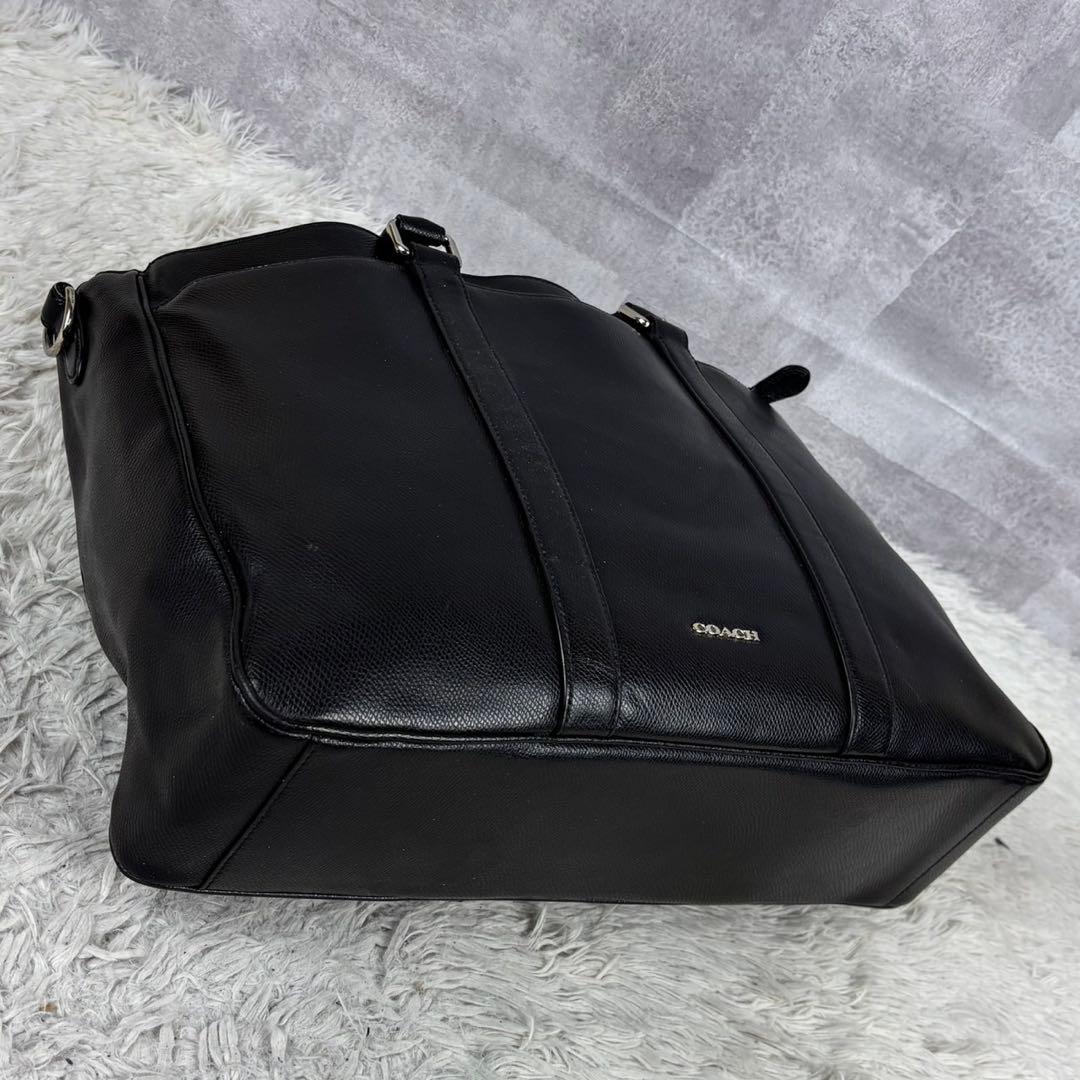 A4可 美品 コーチ レザー 2WAY ビジネスバッグ メトロポリタン