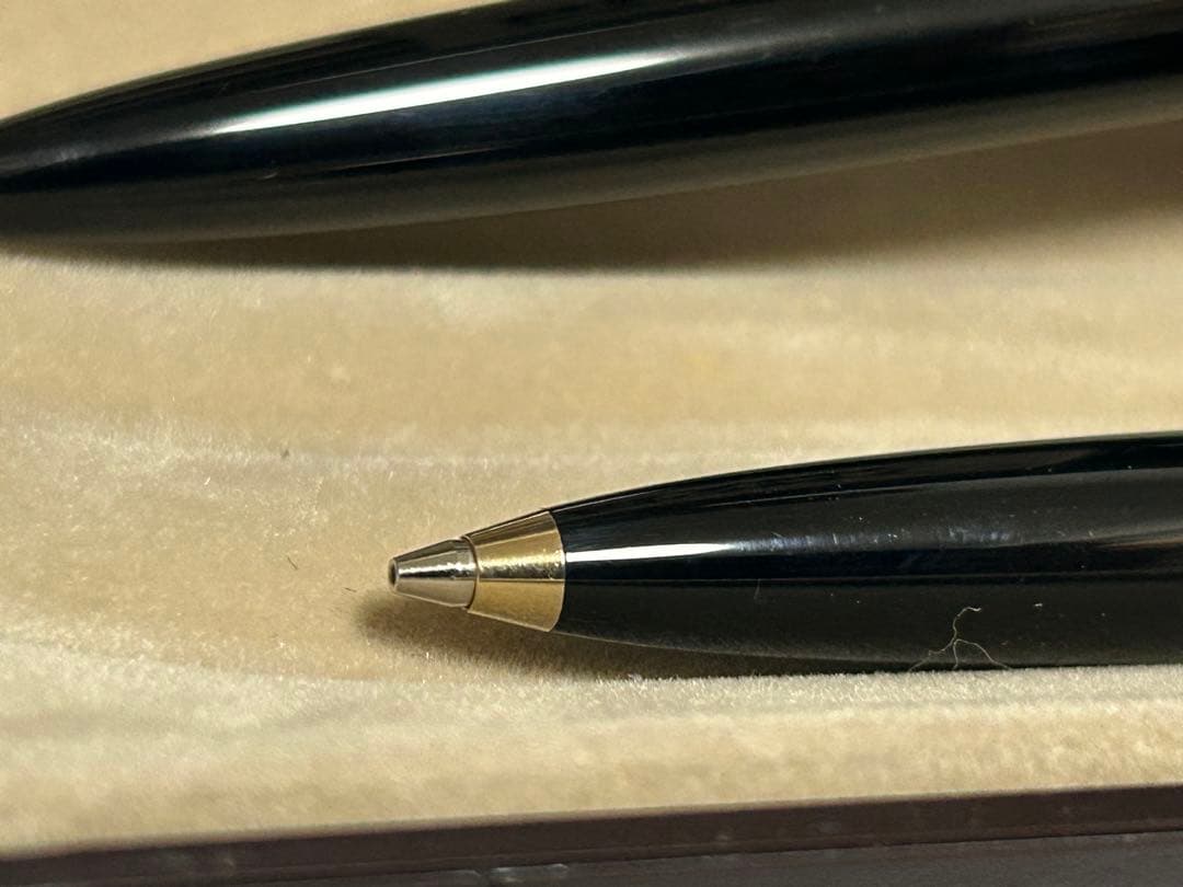 美品)1970年代MONT BLANC ボールペン 、シャーペンシル黒