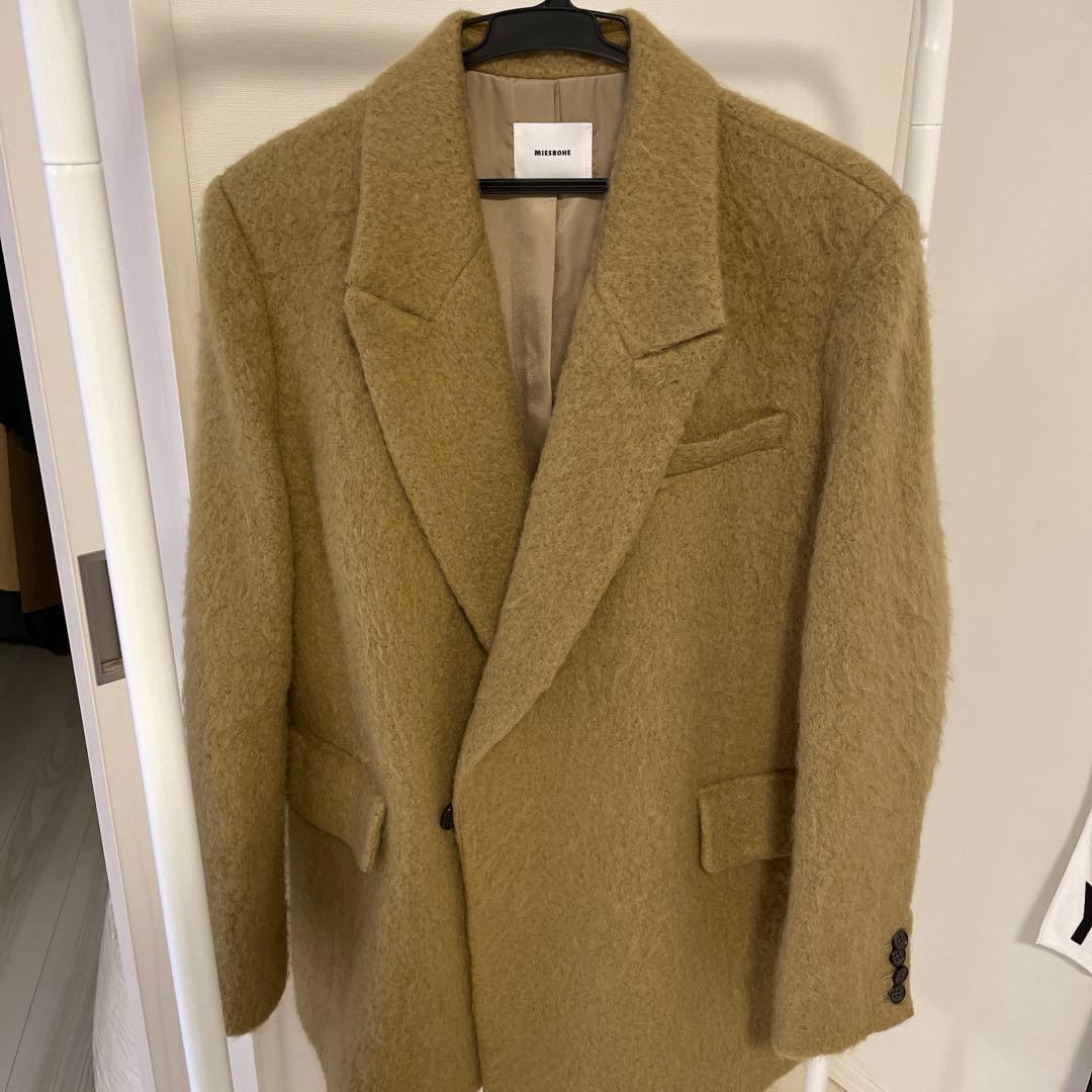 シャギーダブルブレストジャケット MIESROHE ミースロエ ジャケット