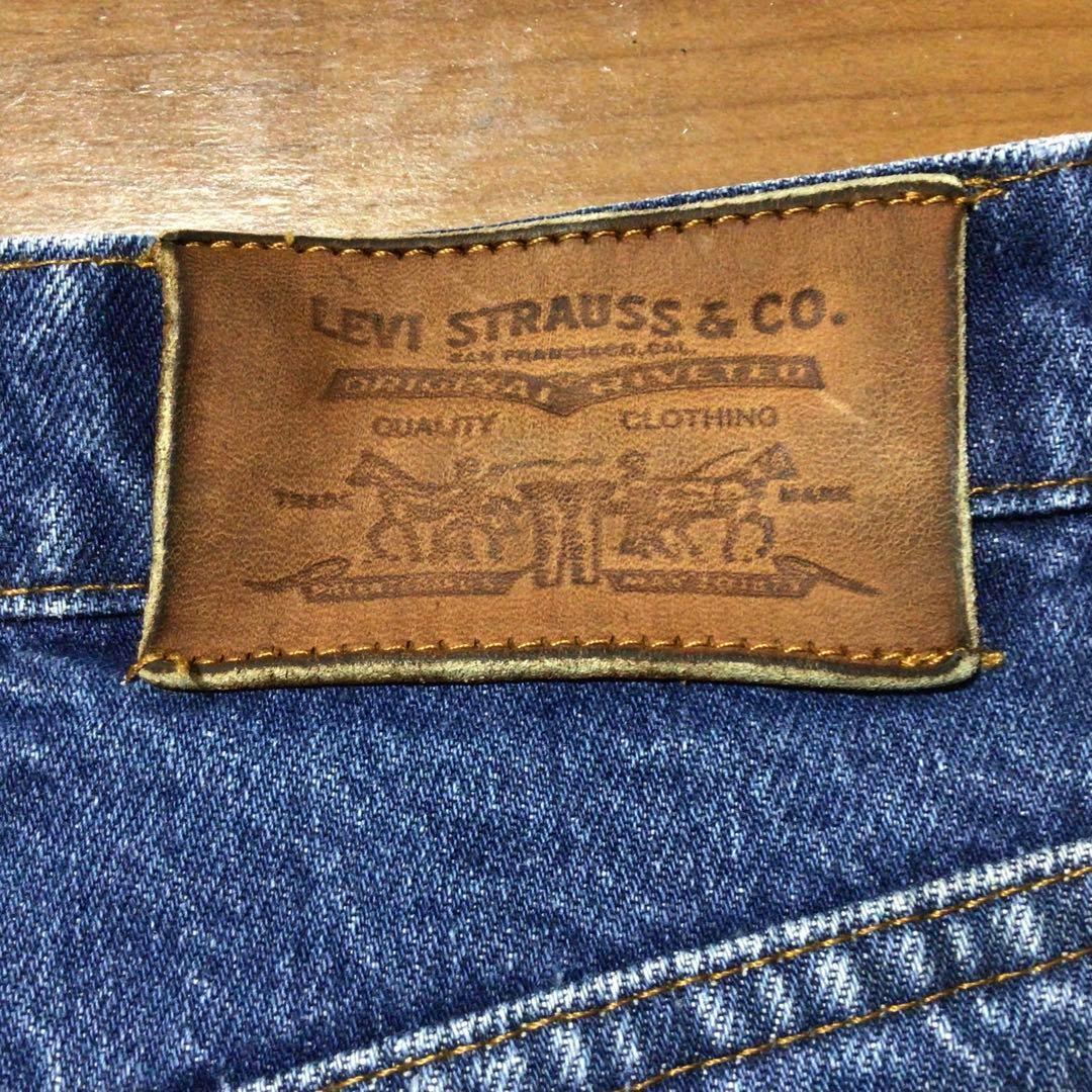 84年USA製リーバイス517 W32 股下76cm オレンジタブ 革パッチ