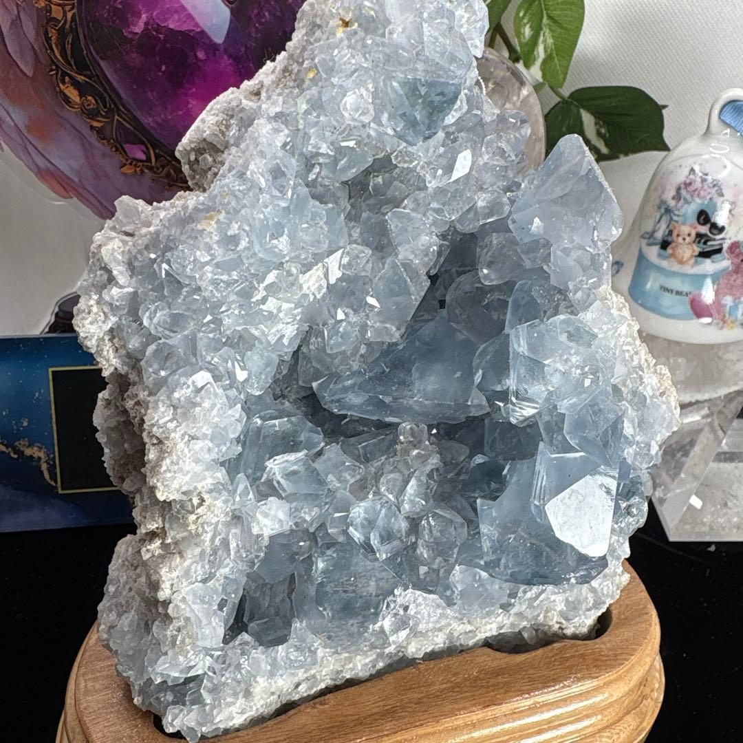 高品質 セレスタイト原石♡ 1.2kg No.2164