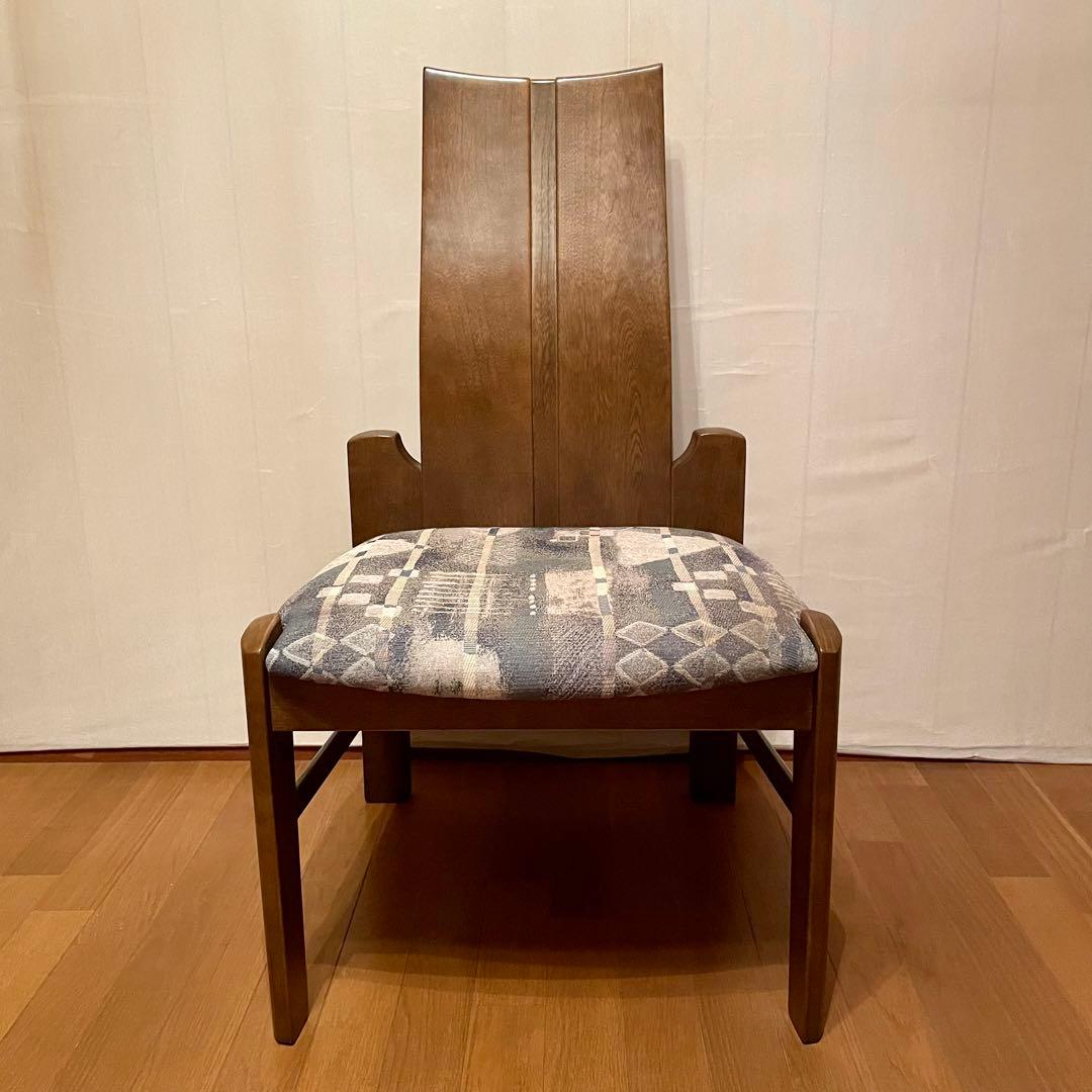 karimoku】食堂椅子CT6255TP(2001年生産)No.1