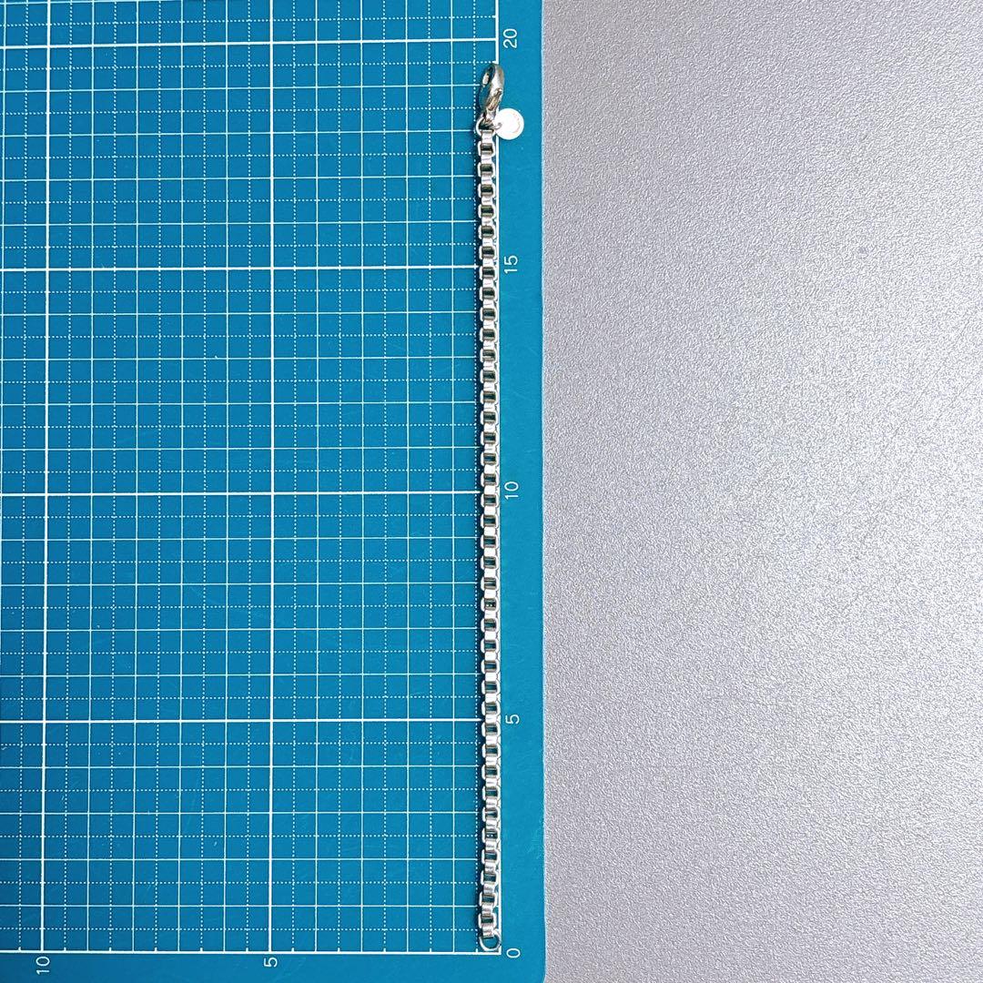 【美品】19.2cm ティファニー ベネチアン ブレスレット シルバー925