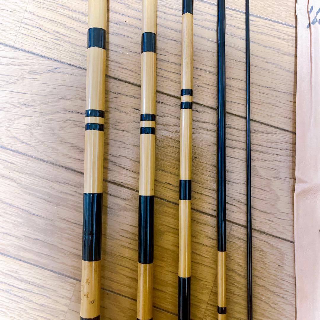 超希少 美品 紀州竹竿 美峰 浮雲 16.4尺 和竿 - メルカリ