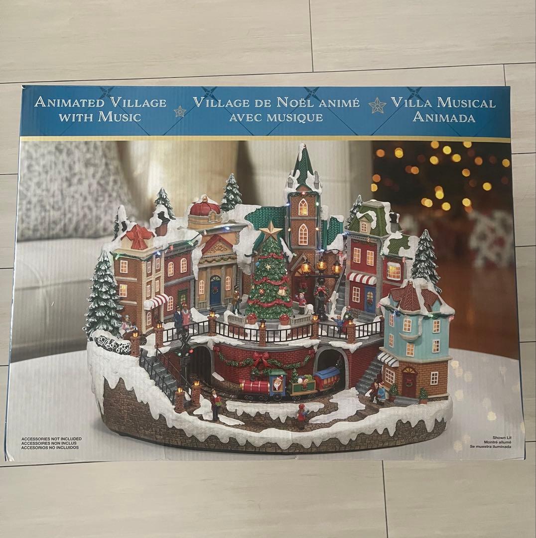 美品 コストコ クリスマス ビレッジ - メルカリ