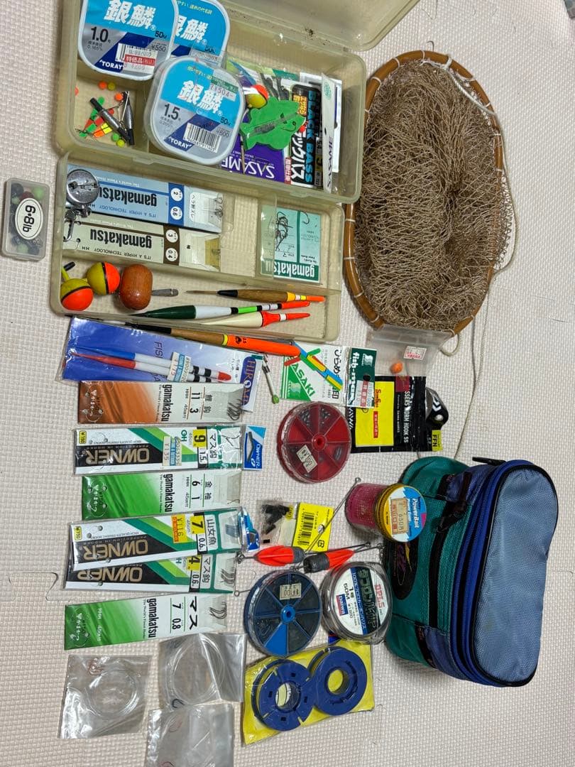 ブラックバスルアー他一式 リュック付き