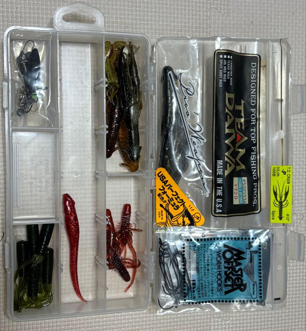 ブラックバスルアー他一式 リュック付き