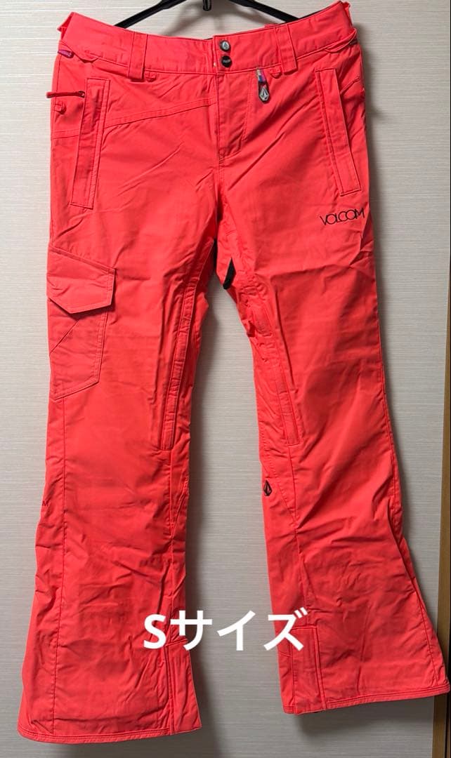 VOLCOM スノーボードパンツ 女性用 オレンジ VOLCOM ボルコム 5-POCKET スノーボード ウェア パンツ ユニセックス