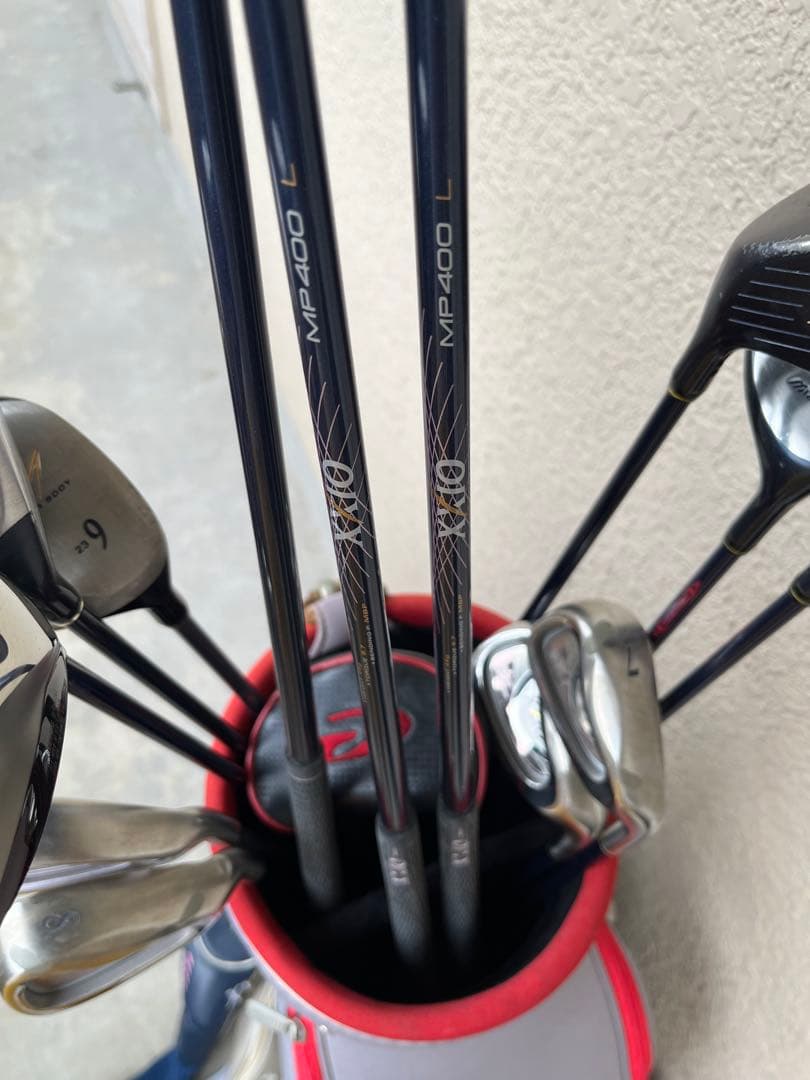 レディース！豪華XXIO等女性用ゴルフセット+稀少スヌーピキャディ