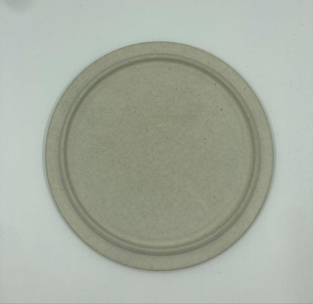 船串篤司 プレート 笠間 陶芸作家 ホワイト 19cm - メルカリ