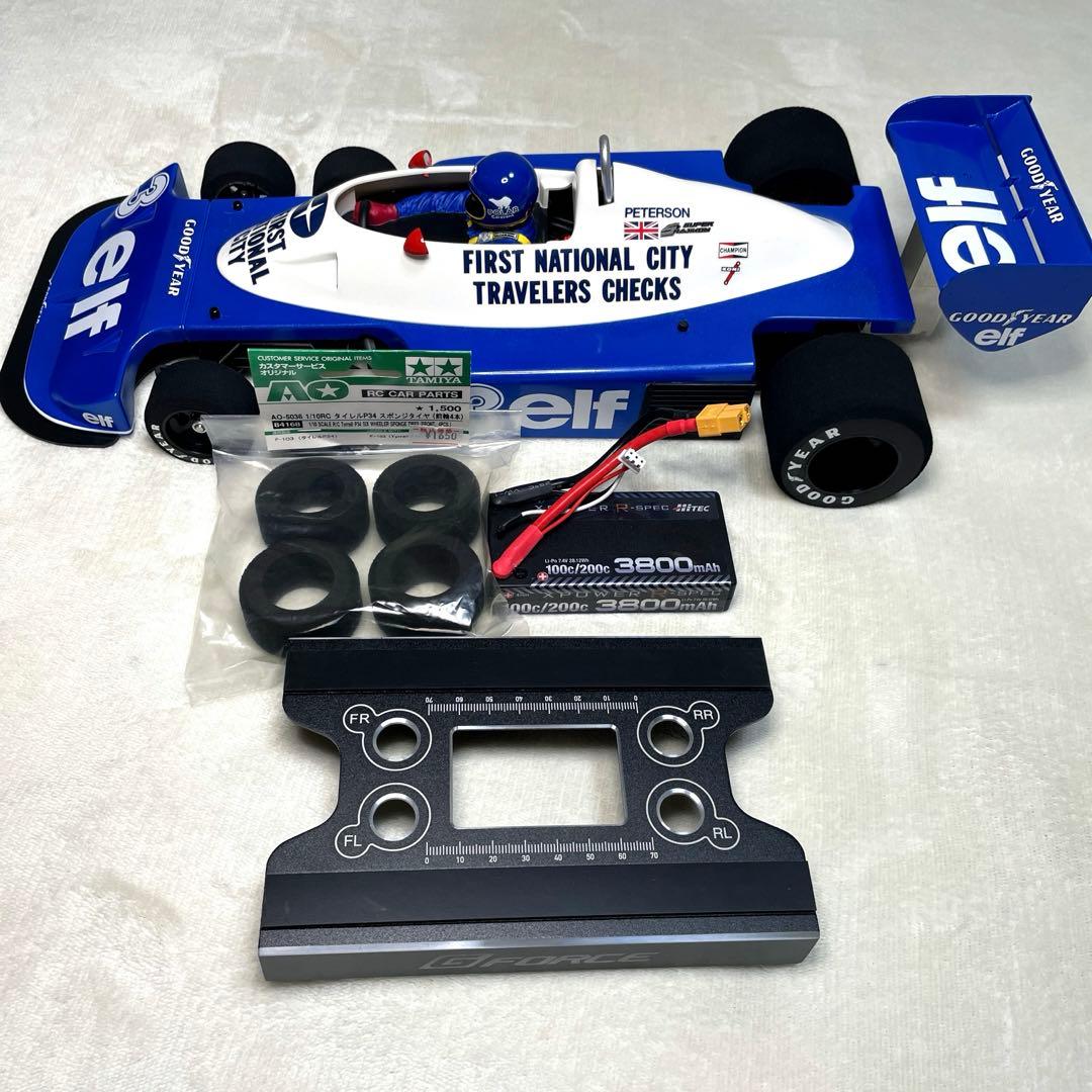 タミヤ ラジコン メカ込みプロポ無タイレルP34 アルゼンチンGP 組立