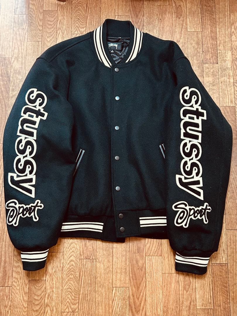 ジャケット・アウター Stussy Varsity Jacket Competiton \"Black\"
