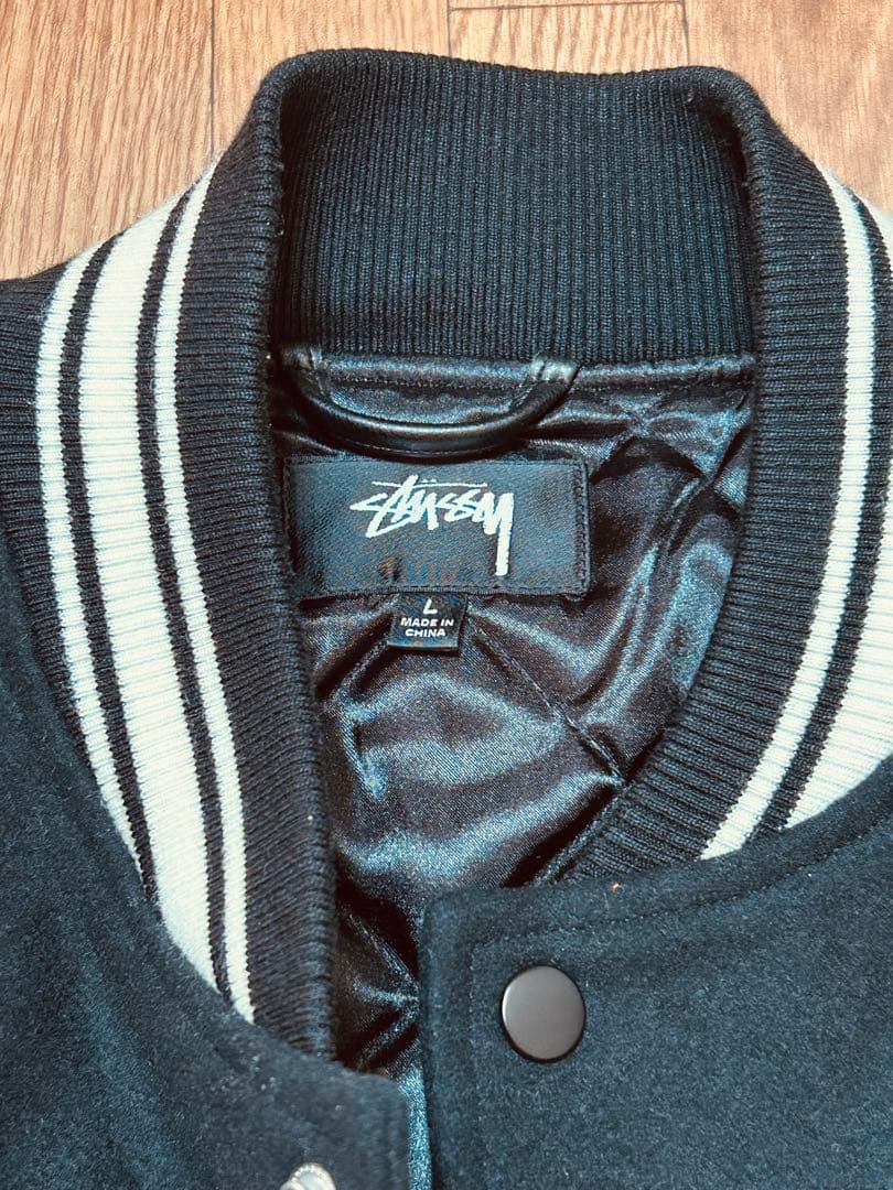 ジャケット・アウター Stussy Varsity Jacket Competiton \"Black\"