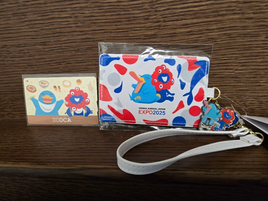 恭*哉様 完売品 万博限定ミャクミャク記念ICOCA + 合皮パスケース