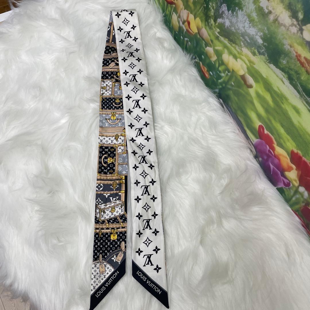 LOUIS VUITTON トランクデザイン スカーフ - メルカリ