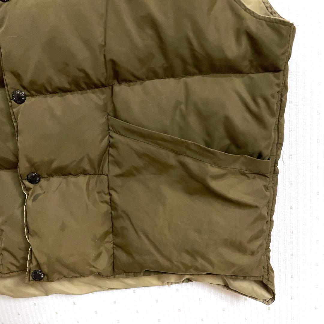 ショットニューヨーク USA製 ダウンベスト リバーシブル グースダウン60%