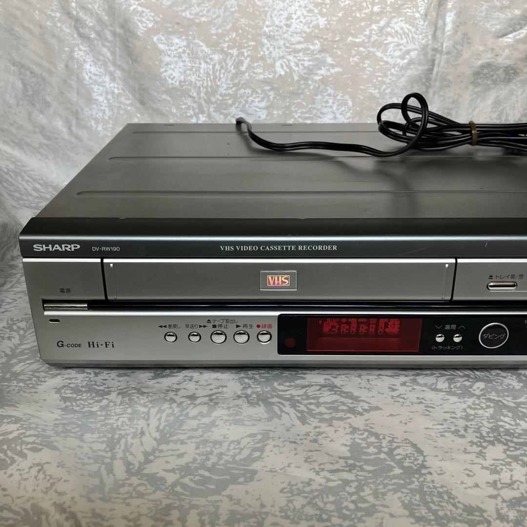 SHARP DV-RW190ビデオカセット＆DVDレコーダー - メルカリ