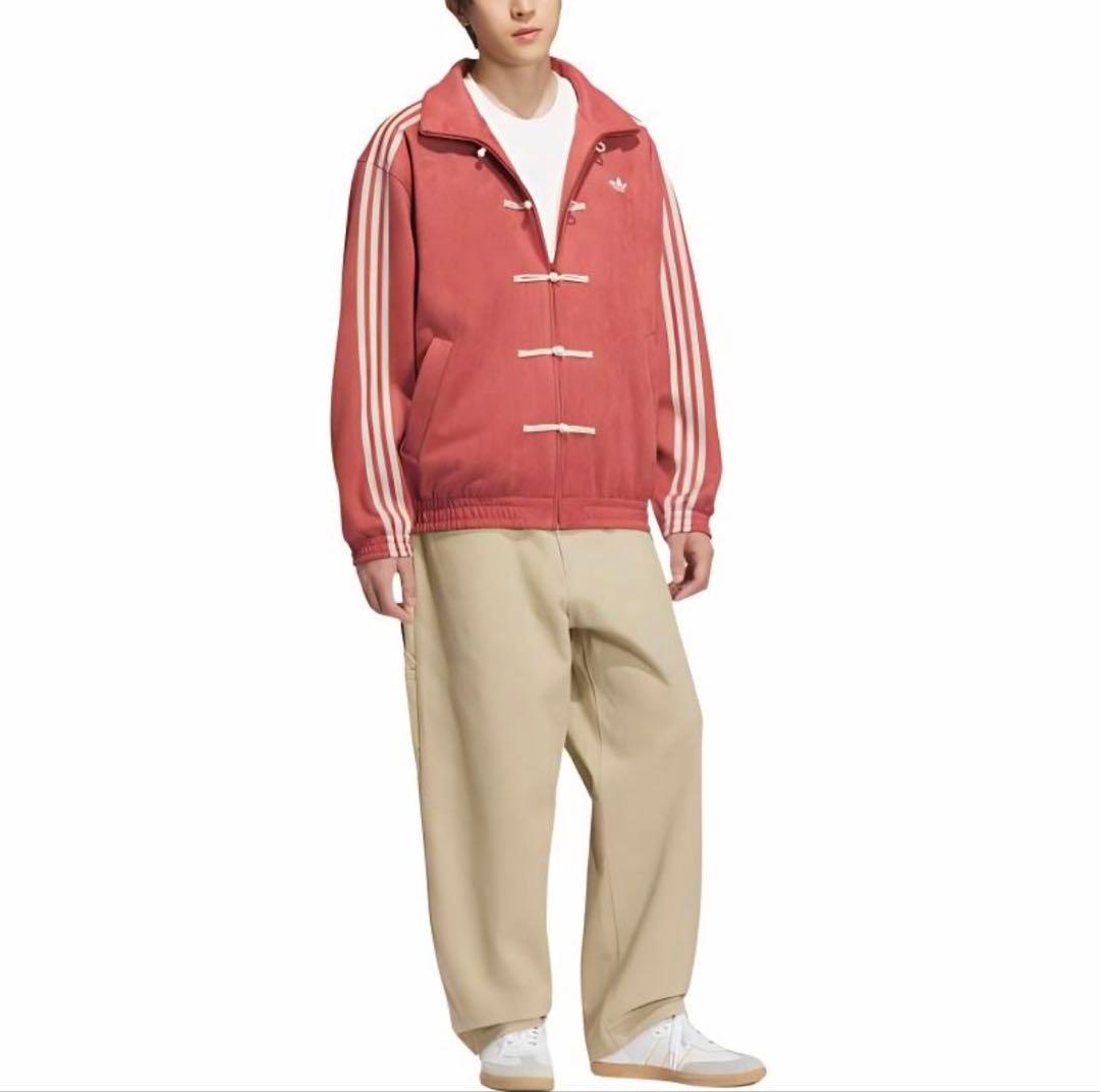 Adidas XSサイズ 中国限定 巳年チャイナトラックジャケット レッド