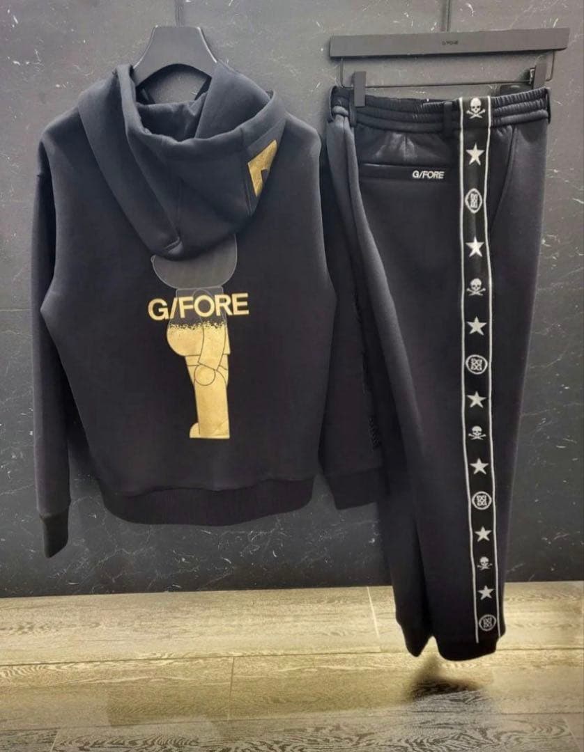 ジーフォアゴルフメンズ G/FORE パーカー セットアップ スウェットパンツ