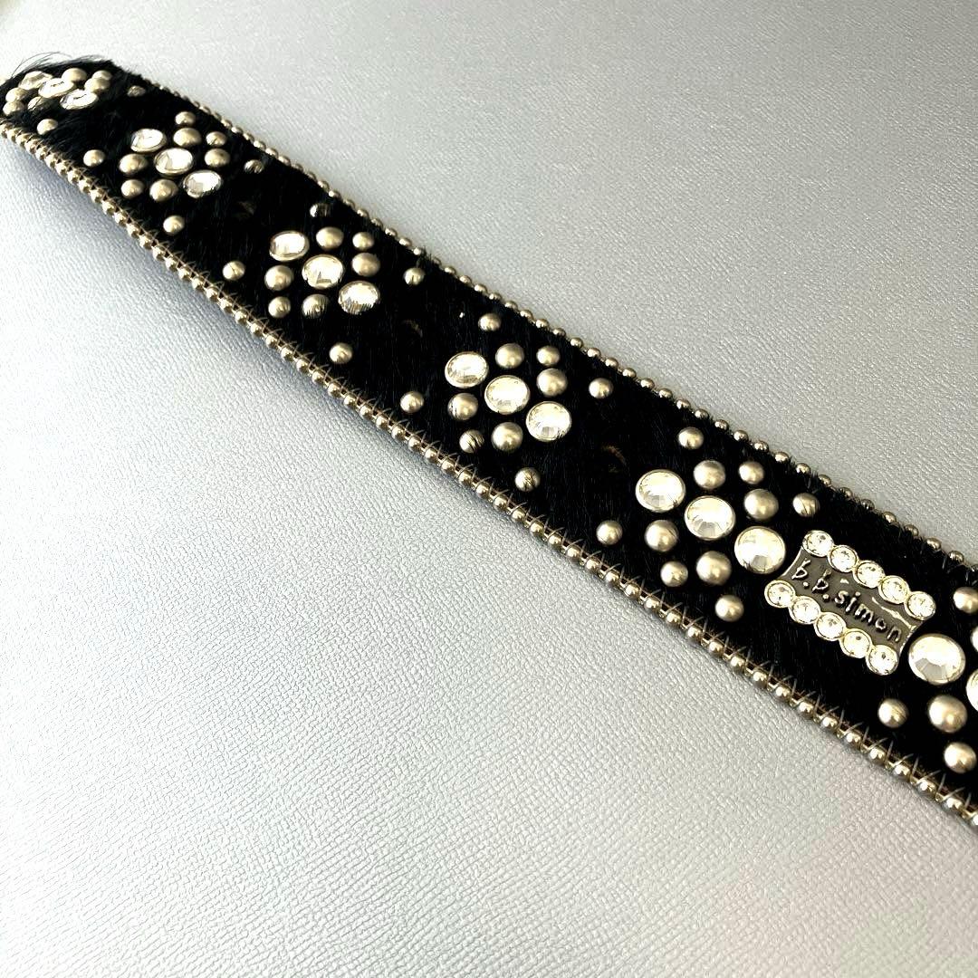 小物 b.b.simon archive leatherbelt XL cross