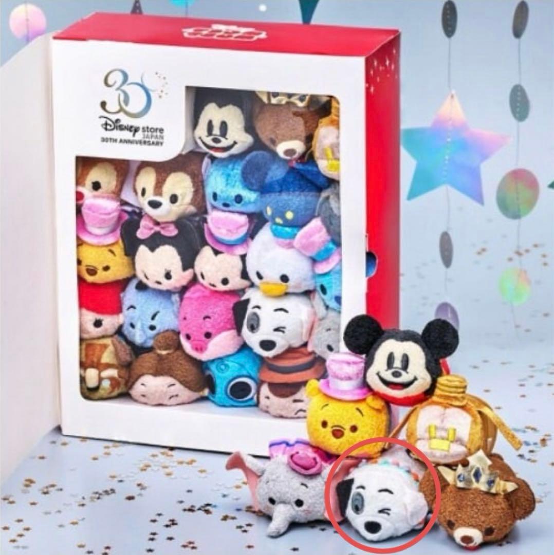 ディズニーストア30周年記念ツムツムぬいぐるみ 101匹ワンちゃんの