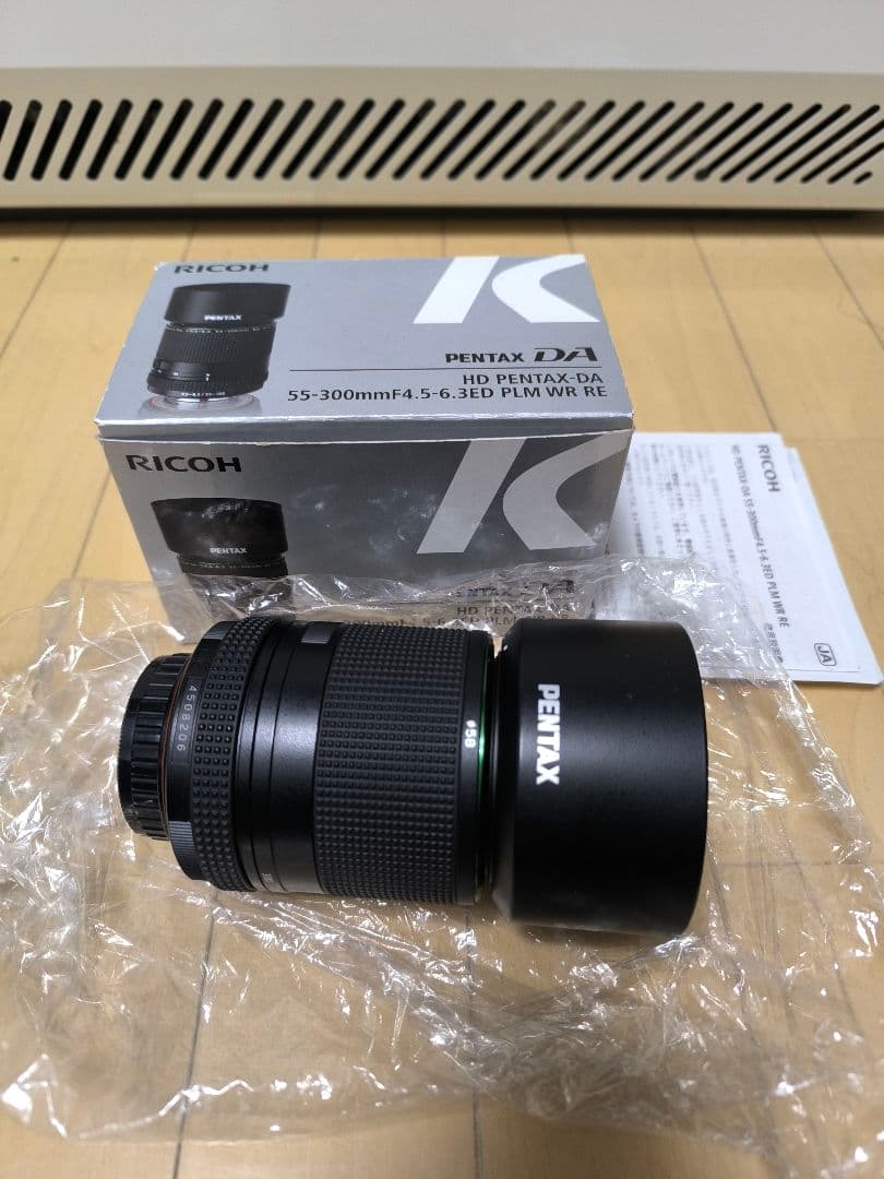 【美品】HD PENTAX-DA 55-300 PLM WR RE Amazon.co.jp: ペンタックス HD PENTAX-DA 55-300mmF4.5-6.3ED PLM WR