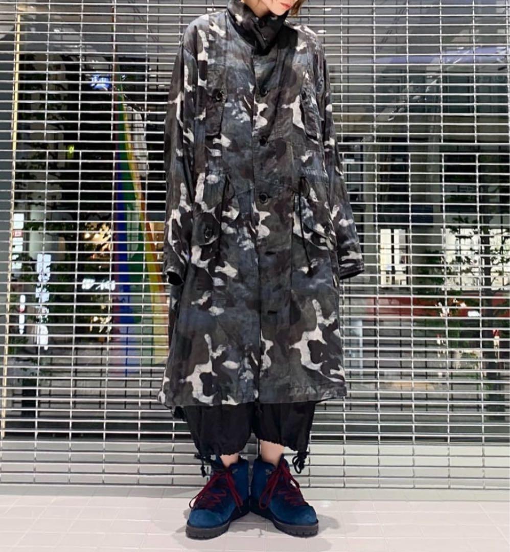Yohji Yamamoto Ground Y 2024SS 総柄 モッズコート Yohji Yamamoto Ground Y 2024SS 総柄 モッズコート Yohji Yamamoto