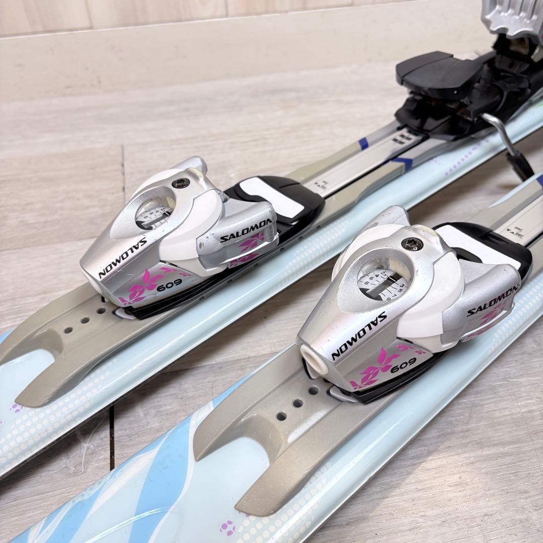 レディーススキー】サロモン スキーセット 151cm カーボンポール
