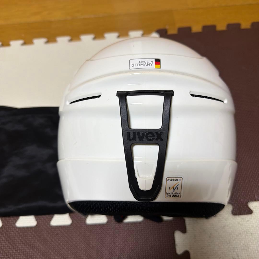 uvex ヘルメット ホワイト 収納袋付き ぽんたす様専用 - メルカリ