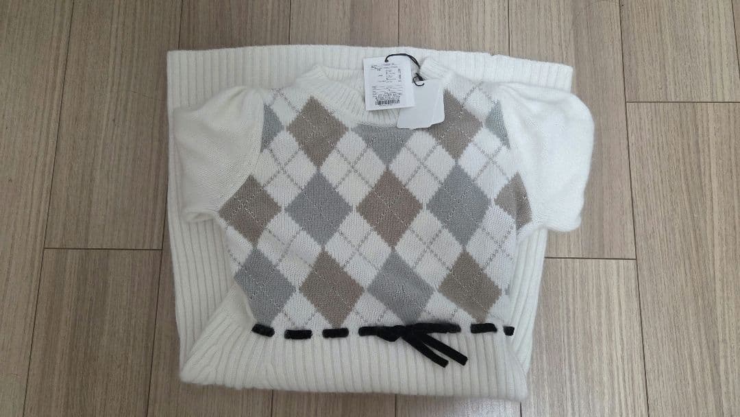 herlipto Moor Argyle Ribbon Knit Dress S - メルカリ