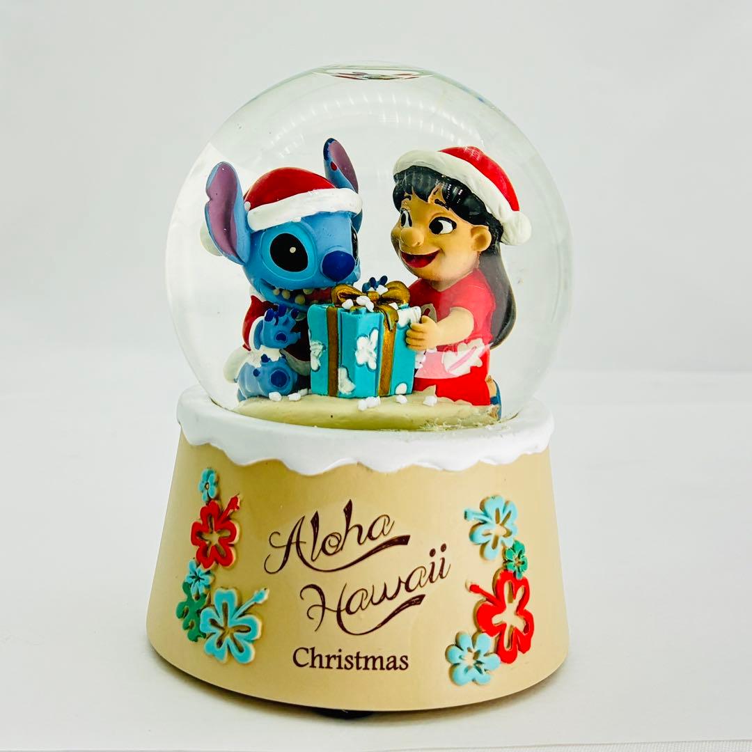 販売 【激レア 新品】スティッチとリロのクリスマススノーグローブ 激