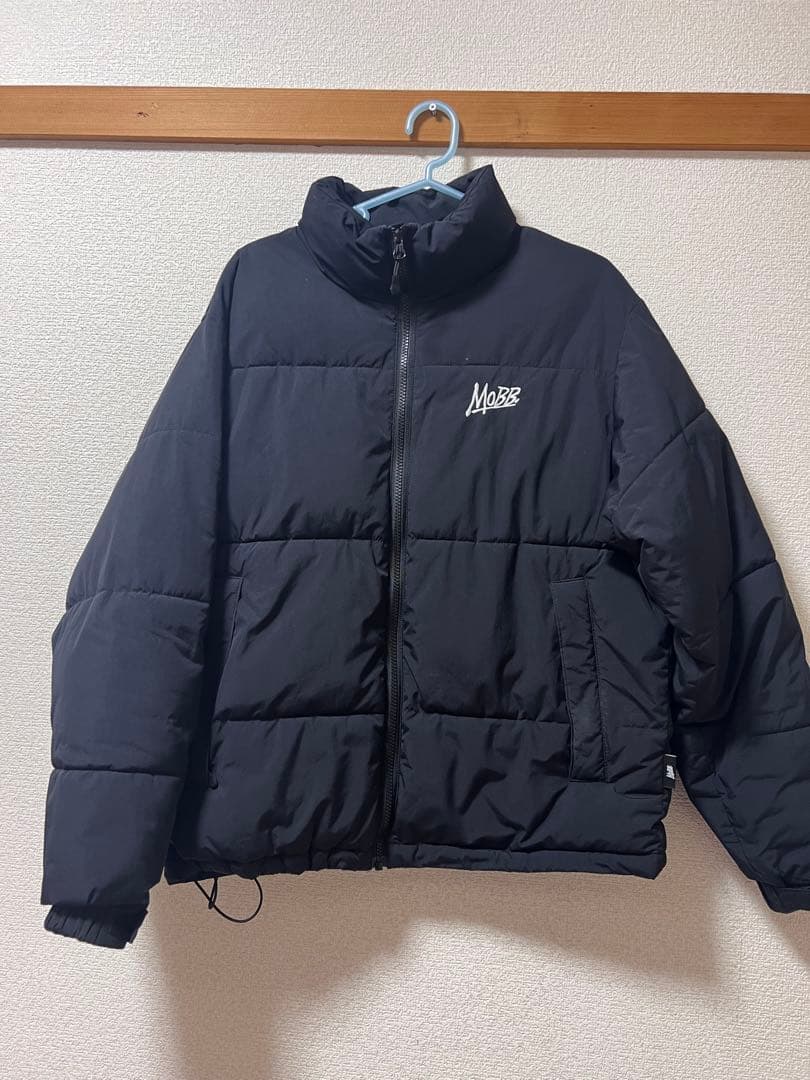 MOBB ブラックダウンジャケット MOBB(モブ) / ダウンジャケット/L/ナイロン/BLK/無地/24MB-AW-56