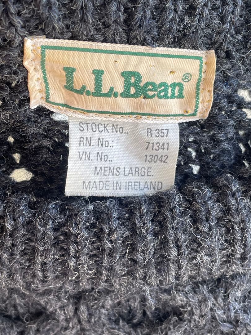 【 L.L.Bean 】 80s フィッシャーマン セーター アイルランド製