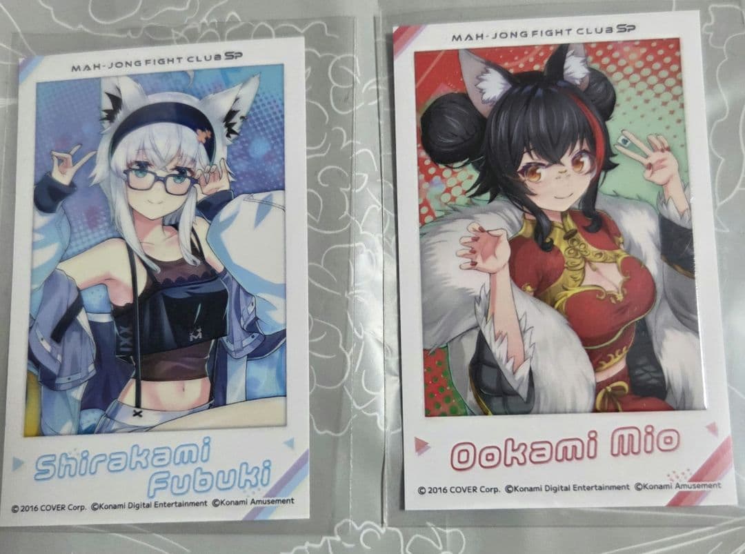 ホロライブ 麻雀格闘倶楽部SP 白上フブキ 大神ミオ インスタフォト風