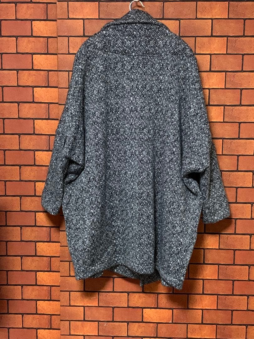 お値下げ】♡ROSIEE ロージー♡軽量裏起毛ヘリンボーン コクーンコート