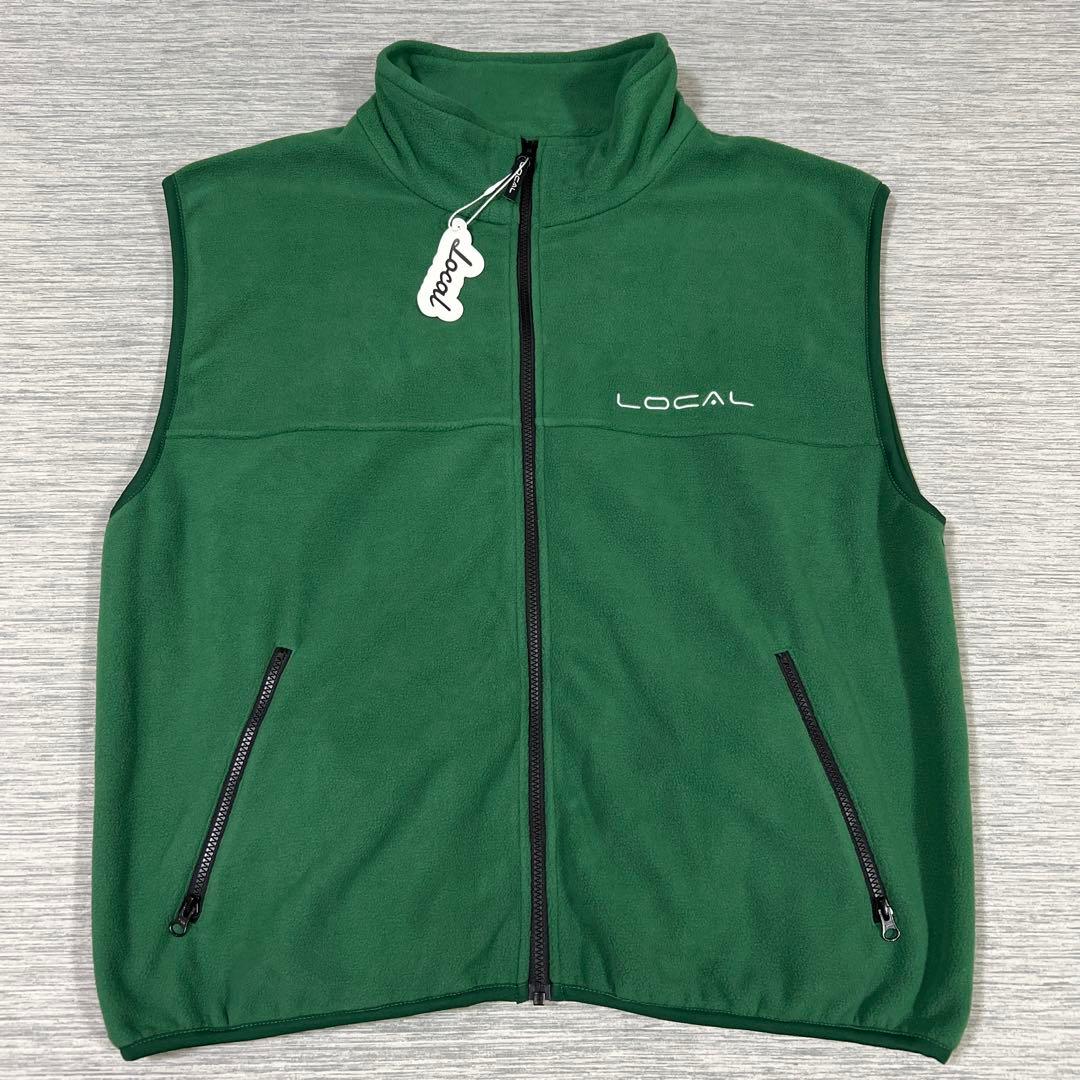 Local GOLF Simple Fleece VEST | Green